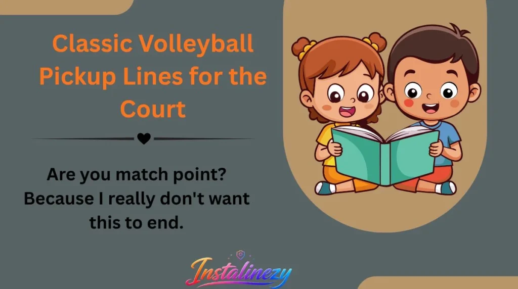 Are you match point? Because I really don't want this to end.