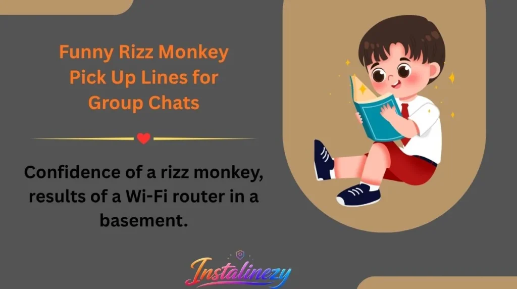 Funny Rizz Monkey Pick Up Lines for Group Chats