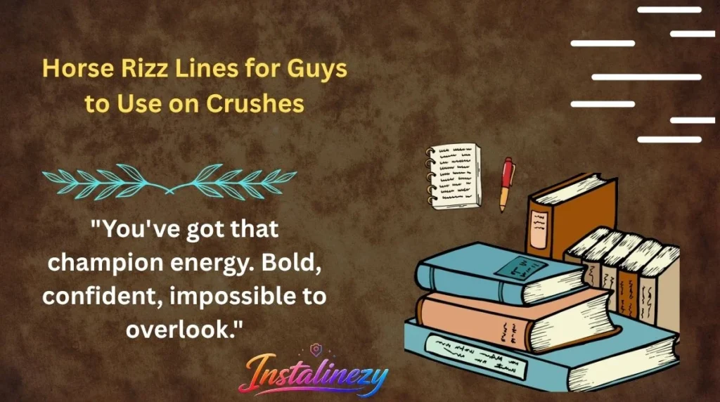 Horse Rizz Lines for Guys to Use on Crushes