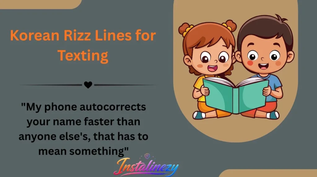 Korean Rizz Lines for Texting