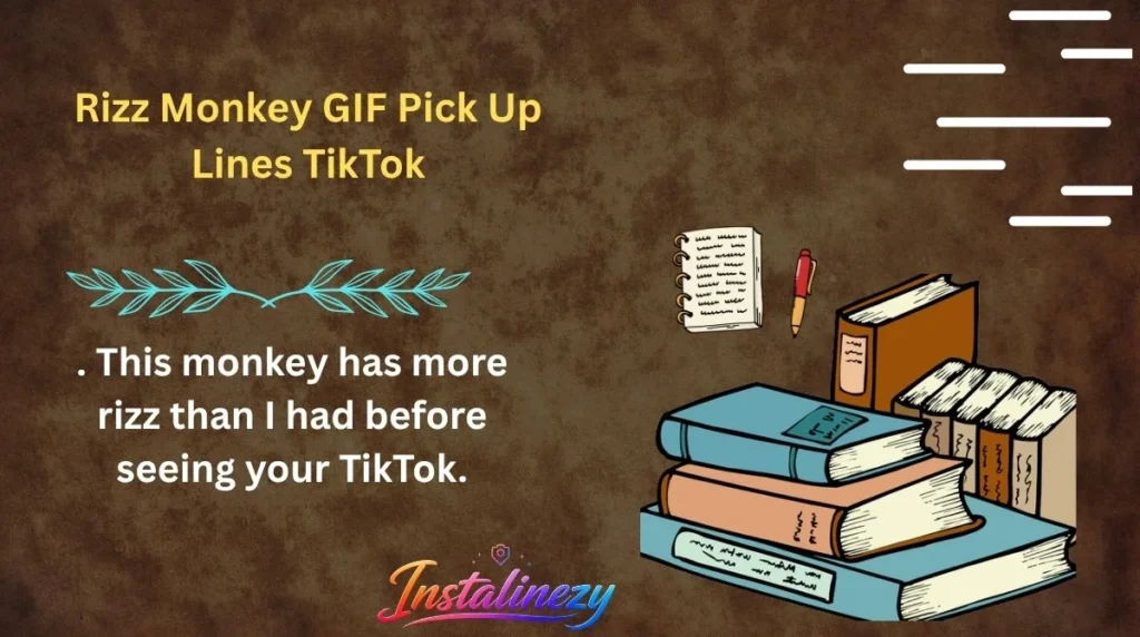 Rizz Monkey GIF Pick Up Lines TikTok