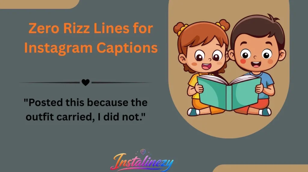 Zero Rizz Lines for Instagram Captions