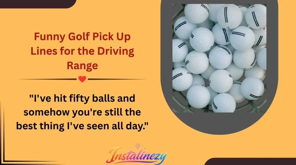Funny Golf Pick Up Lines for the Driving Range
