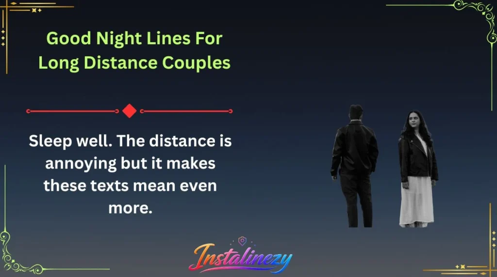 Good Night Lines For Long Distance Couples