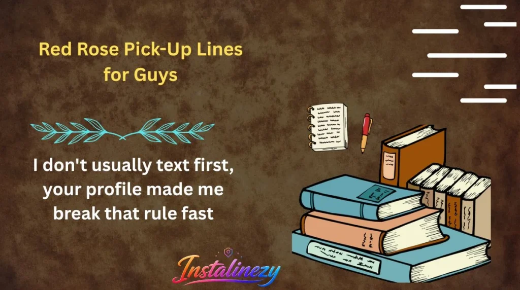 Red Rose Pick-Up Lines for Guys