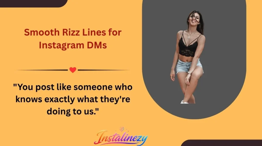 Smooth Rizz Lines for Instagram DMs