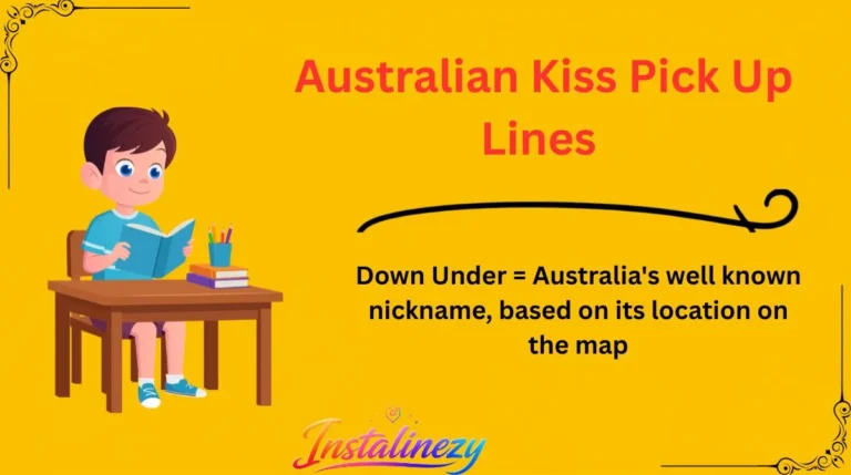 Australian Kiss Pick Up Lines