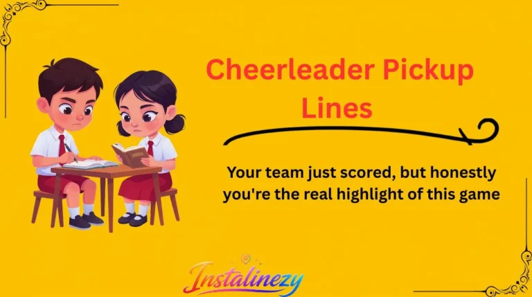 Cheerleader Pickup Lines