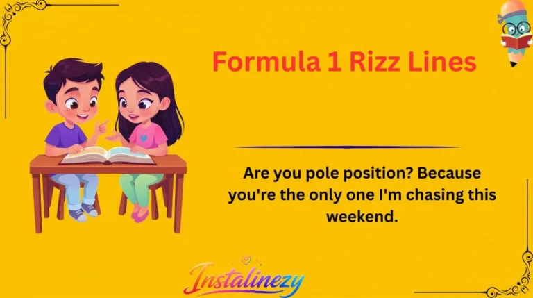 Formula 1 Rizz Lines