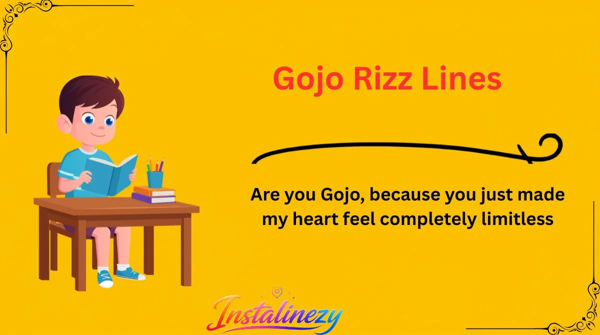 Gojo Rizz Lines