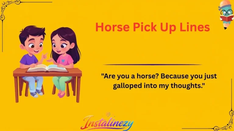 Horse Pick Up Lines