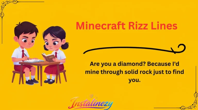 Minecraft Rizz Lines