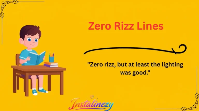"Zero rizz, but at least the lighting was good."