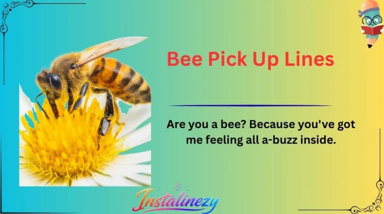 Bee Pick Up Lines