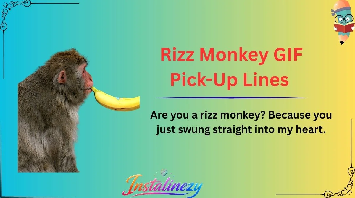 Rizz Monkey GIF Pick-Up Lines